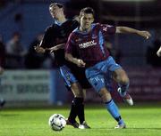 3 September 2007; Shane Robinson, Drogheda United, in action against Timmy Purcell, UCD. eircom League of Ireland Premier Division, Drogheda United v University College Dublin, United Park, Drogheda, Co. Louth. Picture credit; Paul Mohan / SPORTSFILE