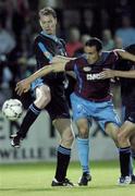3 September 2007; Tony McDonnell, UCD, in action against Eamon Zayed, Drogheda United. eircom League of Ireland Premier Division, Drogheda United v University College Dublin, United Park, Drogheda, Co. Louth. Picture credit; Paul Mohan / SPORTSFILE