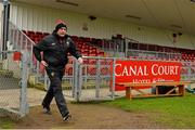 4 January 2015; Down manager Jim McCorry arrives ahead of his first game as manager. Dr McKenna Cup, Round 1, Down v Cavan. Pairc Esler, Newry, Co. Down. Picture credit: Ramsey Cardy / SPORTSFILE