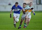 4 January 2015; Nigel Murphy, Laois, in action against Ruarai Allen, Offaly. Bord na Mona O'Byrne Cup, Group A, Round 1, Offaly v Laois. O'Connor Park, Tullamore, Co. Offaly. Picture credit: Barry Cregg / SPORTSFILE