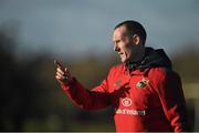 6 January 2015; Munster assistant coach Ian Costello during squad training ahead of their Guinness PRO12, Round 13, game against Zebre on Saturday. Munster Rugby Squad Training, Cork Institute of Technology, Bishopstown, Cork. Picture credit: Diarmuid Greene / SPORTSFILE