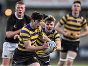 6 January 2015; Dara Lowndes, Skerries Community College, on his way to scoring his side's second try. Bank of Ireland Leinster Schools Vinny Murray Cup 1st Round, The High School v Skerries Community College. Donnybrook Stadium, Donnybrook, Dublin. Picture credit: David Maher / SPORTSFILE
