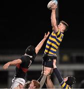 6 January 2015; Tom Mulvaney, Skerries Community College. Bank of Ireland Leinster Schools Vinny Murray Cup 1st Round, The High School v Skerries Community College. Donnybrook Stadium, Donnybrook, Dublin. Picture credit: David Maher / SPORTSFILE
