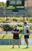 7 September 2007; Ireland head coach Eddie O'Sullivan, left, and assistant coach Niall O'Donovan during squad training. 2007 Rugby World Cup, Pool D, Irish Squad Training, Stade Bordelais, Bordeaux, France. Picture credit: Brendan Moran / SPORTSFILE