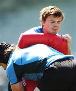 7 September 2007; Ireland captain Brian O'Driscoll in action against Simon Easterby during squad training. 2007 Rugby World Cup, Pool D, Irish Squad Training, Stade Bordelais, Bordeaux, France. Picture credit: Brendan Moran / SPORTSFILE