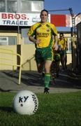 7 September 2007; Kerry captain Declan O'Sullivan leads his side onto the pitch during the Kerry Football Press Night. Fitzgerald Stadium, Killarney, Co. Kerry. Picture credit; Stephen McCarthy / SPORTSFILE