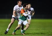7 January 2015; Benny Kavanagh, Carlow, in action against Padraig O'Neill, Kildare. Bord na Mona O'Byrne Cup, Group B, Round 2, Kildare v Carlow, Geraldine Park, Athy, Co. Kildare. Picture credit: David Maher / SPORTSFILE