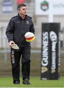 9 January 2015; Ulster Rugby Performance Analyst Niall Malone during their captain's run ahead of their Guinness PRO12, Round 13, match against Benetton Treviso on Sunday. Ulster Rugby Squad Captain's Run, Kingspan Stadium, Ravenhill Park, Belfast. Picture credit: John Dickson / SPORTSFILE
