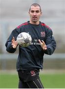 9 January 2015; Ulster's Ruan Pienaar during their captain's run ahead of their Guinness PRO12, Round 13, match against Benetton Treviso on Sunday. Ulster Rugby Squad Captain's Run, Kingspan Stadium, Ravenhill Park, Belfast. Picture credit: John Dickson / SPORTSFILE