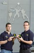4 September 2007; Limerick hurler Andrew O'Shaughnessy, left, and Kerry footballer Declan O'Sullivan who were presented with the Opel Gaelic Player of the Month Award for August. Jurys Croke Park Hotel, Jones Road, Dublin. Picture credit; Pat Murphy / SPORTSFILE