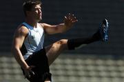 8 September 2007; Out-half Ronan O'Gara practices his kicking during the Ireland squad captain's run ahead of their Pool D game with Namibia. Ireland Rugby Captain's Run, 2007 Rugby World Cup, Pool D, Stade Chaban Delmas, Bordeaux, France. Picture credit: Brendan Moran / SPORTSFILE *** Local Caption ***