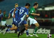 8 September 2007; Aiden McGeady, Republic of Ireland, in action against Marek Hamsik, Slovakia. 2008 European Championship Qualifier, Slovakia v Republic of Ireland, Slovan Stadion, Tehelné Pole, Bratislava, Slovakia. Picture credit; David Maher / SPORTSFILE