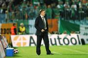 8 September 2007; Republic of Ireland manager Steve Staunton during the game. 2008 European Championship Qualifier, Slovakia v Republic of Ireland, Slovan Stadion, Tehelné Pole, Bratislava, Slovakia. Picture credit; David Maher / SPORTSFILE