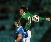 8 September 2007; Kevin Kilbane, Republic of Ireland, in action against Matej Krajcik, Slovakia. 2008 European Championship Qualifier, Slovakia v Republic of Ireland, Slovan Stadion, Tehelné Pole, Bratislava, Slovakia. Picture credit; David Maher / SPORTSFILE