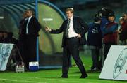 8 September 2007; Republic of Ireland manager Steve Staunton during the closing minutes of the game. 2008 European Championship Qualifier, Slovakia v Republic of Ireland, Slovan Stadion, Tehelné Pole, Bratislava, Slovakia. Picture credit; David Maher / SPORTSFILE