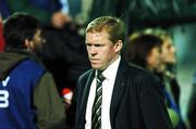 8 September 2007; Republic of Ireland manager Steve Staunton at the end of the game. 2008 European Championship Qualifier, Slovakia v Republic of Ireland, Slovan Stadion, Tehelné Pole, Bratislava, Slovakia. Picture credit; David Maher / SPORTSFILE