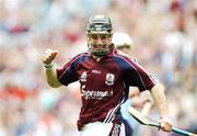 9 September 2007; Galway's Conor Kavanagh celebrates after scoring his side's first goal. Erin All-Ireland Under 21 Hurling Championship Final, Dublin v Galway, Croke Park, Dublin. Picture credit; Paul Mohan / SPORTSFILE *** Local Caption ***