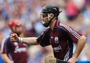 9 September 2007; Conor Kavanagh, Galway, celebrates after scoring. Erin All-Ireland Under 21 Hurling Championship Final, Dublin v Galway, Croke Park, Dublin. Picture credit; Paul Mohan / SPORTSFILE *** Local Caption ***