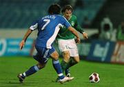 8 September 2007; Kevin Kilbane, Republic of Ireland, in action against Matej Krajcik, Slovakia. 2008 European Championship Qualifier, Slovakia v Republic of Ireland, Slovan Stadion, Tehelné Pole, Bratislava, Slovakia. Picture credit; David Maher / SPORTSFILE