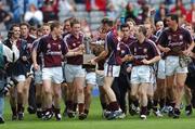 9 September 2007; Galway players do a lap of honour with the cup. Erin All-Ireland Under 21 Hurling Championship Final, Dublin v Galway, Croke Park, Dublin. Picture credit; Brian Lawless / SPORTSFILE