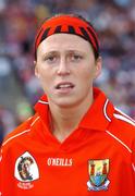 9 September 2007; Cork captain Gemma O'Connor. Gala All-Ireland Senior Camogie Final, Cork v Wexford, Croke Park, Dublin. Picture credit; Brian Lawless / SPORTSFILE