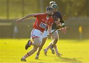 10 January 2015; Andy Walsh, Cork, in action against Shane O'Gorman, University of Limerick. Waterford Crystal Cup Preliminary Round, Cork v University of Limerick, CIT GAA Grounds, Bishopstown, Co. Cork. Picture credit: Brendan Moran / SPORTSFILE
