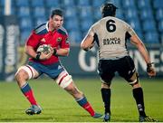 10 January 2015; Paddy Butler, Munster, in action against Filippo Cristiano, Zebre. Guinness PRO12 Round 13, Zebre v Munster, Stadio XXV Aprile, Parma, Italy. Picture credit: Roberto Bregani / SPORTSFILE