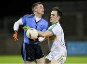 7 January 2015; Eoin Culligan, Dublin, in action against yGraham Guilfoyle, Offaly. Bord na Mona O'Byrne Cup, Group A, Round 2, Dublin v Offaly, Parnell Park, Dublin. Picture credit: Pat Murphy / SPORTSFILE