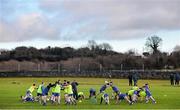 3 January 2015; The Roscommon team warm up before the game. Roscommon v Kerry, Hastings Cup 2015 Group 2 Round 1. Gort GAA Grounds, Gort, Co. Galway. Picture credit: Pat Murphy / SPORTSFILE