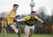 3 January 2015; Cathal Campion, Roscommon, in action against Barry O'Sullivan, Kerry. Roscommon v Kerry, Hastings Cup 2015 Group 2 Round 1. Gort GAA Grounds, Gort, Co. Galway. Picture credit: Pat Murphy / SPORTSFILE
