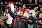 11 January 2015; Ulster's supporters before the game. Guinness PRO12 Round 13, Benetton Treviso v Ulster, Stadio Monigo, Treviso, Italy. Picture credit: Roberto Bregani / SPORTSFILE