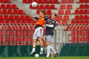 11 September 2007; Republic of Ireland's Kevin Doyle, in action against his team-mate Richard Dunne during squad training. Sparta Prague Stadium, Prague, Czech Republic. Picture Credit: David Maher / SPORTSFILE