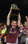 9 September 2007; Galway captain Kevin Hynes lifts the cup. Erin All-Ireland Under 21 Hurling Championship Final, Dublin v Galway, Croke Park, Dublin. Picture credit; Pat Murphy / SPORTSFILE *** Local Caption ***