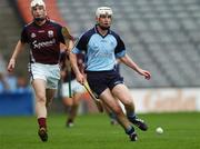 9 September 2007; Joseph Boland, Dublin, in action against Finian Coone, Galway. Erin All-Ireland Under 21 Hurling Championship Final, Dublin v Galway, Croke Park, Dublin. Picture credit; Brian Lawless / SPORTSFILE