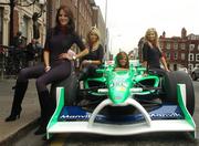 12 September 2007; A1 Pit Girls, from left, Blathnaid McKenna, Pipa O'Connor, Ruth O'Neill and Sara Kavanagh at the launch of the 2007/08 Belmayne A1GP Team Ireland car. The Shelbourne Hotel, Dublin. Picture credit: Pat Murphy / SPORTSFILE