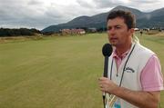 9 September 2007; Shane O'Donoghue, RTE, Reporter. Walker Cup 2007, Royal County Down Golf Club, Newcastle, Co. Down. Picture credit; Matt Browne / SPORTSFILE