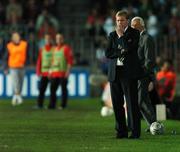 12 September 2007; Steve Staunton, Republic of Ireland manager, during the game. 2008 European Championship Qualifier, Czech Republic v Republic of Ireland, Sparta Prague Stadium, Prague, Czech Republic. Picture Credit: David Maher / SPORTSFILE *** Local Caption ***