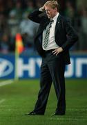 12 September 2007; Steve Staunton, Republic of Ireland manager, during the closing stages of the game. 2008 European Championship Qualifier, Czech Republic v Republic of Ireland, Sparta Prague Stadium, Prague, Czech Republic. Picture Credit: David Maher / SPORTSFILE *** Local Caption ***