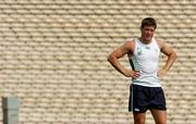 14 September 2007; Out half Ronan O'Gara during the Ireland squad captain's run ahead of their Pool D game with Georgia. Ireland Rugby Captain's Run, 2007 Rugby World Cup, Pool D, Stade Chaban Delmas, Bordeaux, France. Picture credit: Brendan Moran / SPORTSFILE