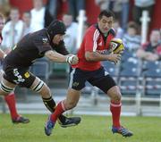 14 September 2007; Rua Tipoki, Munster, in action against Mattia Filippini, Viadana. Pre-season friendly, Munster v Viadana, Musgrave Park, Cork. Picture credit; Matt Browne / SPORTSFILE