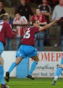 14 September 2007; Drogheda United's Guy Bates celebrates after scoring his side's first goal. eircom League of Ireland Premier Division, Drogheda United v Derry City, United Park, Drogheda, Co. Louth. Picture credit; Paul Mohan / SPORTSFILE