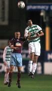 14 September 2007; Danny O'Connor, Shamrock Rovers, in action against Alan Gough, Galway United. eircom League of Ireland Premier Division, Shamrock Rovers v Galway United, Tolka Park, Dublin. Picture credit; Stephen McCarthy / SPORTSFILE