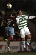 14 September 2007; Padraig Ammond, Shamrock Rovers, in action against John Lester, Galway United. eircom League of Ireland Premier Division, Shamrock Rovers v Galway United, Tolka Park, Dublin. Picture credit; Stephen McCarthy / SPORTSFILE