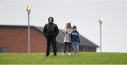 11 January 2015; Supporters look on during the game. Bord na Mona O'Byrne Cup, Group A, Round 3, Laois v Dublin, McCann Park, Portarlington, Co. Laois. Photo by Sportsfile