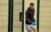11 January 2015; Colm O'Neill, Cork, makes his way out for the warm-up before the game. McGrath Cup Quarter-Final, Tipperary v Cork, Clonmel Sportsfield, Clonmel, Co. Tipperary. Picture credit: Diarmuid Greene / SPORTSFILE