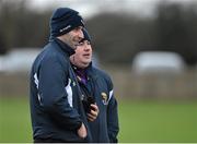11 January 2015; Wexford forward's coach Matty Forde, left, and manager David Power. Bord na Mona O'Byrne Cup, Group D, Round 3, Wexford v Wicklow, Pairc Ui Suiochan, Gorey, Co. Wexford. Picture credit: Matt Browne / SPORTSFILE