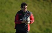 13 January 2015; Munster's Donncha O'Callaghan in action during squad training ahead of their European Rugby Champions Cup 2014/15, Pool 1, Round 5, match against Saracens on Saturday. Munster Rugby Squad Training, University of Limerick, Limerick. Picture credit: Diarmuid Greene / SPORTSFILE