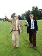 11 September 2007; A team of officials from European Athletics were in Dublin today to view the proposed venue in Santry Demense for the 2009 European Cross Country Championships. Athletics Ireland have put forward the Santry venue to host the event in two years time and face stiff competition from France and Poland, who are also shortlisted. At the proposed venue are Ivan Khodabakhsh, right, Event Manager, European Athletics, and Liam Hennessy, Chair of the High Performance Committee, Athletics Ireland. Santry Demense, Santry, Dublin. Picture credit: Brian Lawless / SPORTSFILE