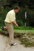 12 September 2007; Damien Carey, Doneraile G.C., Cork, reviews his options as he prepares to play from a bunker at the 12th during the Bulmers Barton Shield Semi-Finals. Bulmers Cups and Shields Finals 2007, Shandon Park Golf Club, Belfast, Co. Antrim. Picture credit: Ray McManus / SPORTSFILE