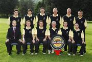 12 September 2007; The team and officials of Forrest Little Golf Club, Dublin, back row, left to right, Daniel Whelan, Colin Ryan, Craig Drugan, John Donnolly, Joe McCarthy and Martin Kelly, front row, left to right, Alan Andrews, Bulmers, Adrian Brogan, Alan Pitcher, Pat Donnelly, Captain, Eoin Arthurs and Conor O’Toole before the Bulmers Barton Shield Semi-Finals. Bulmers Cups and Shields Finals 2007, Shandon Park Golf Club, Belfast, Co. Antrim. Picture credit: Ray McManus / SPORTSFILE